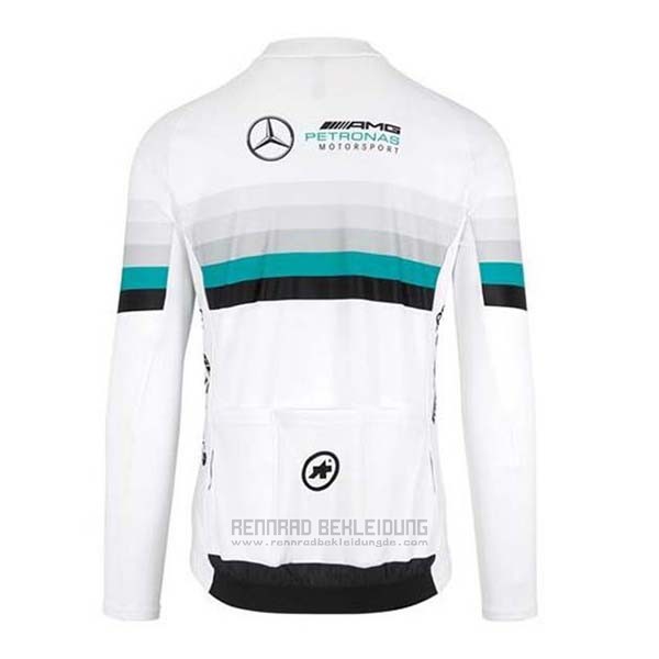 2020 Fahrradbekleidung Mercedes F1 Trikot Langarm und Tragerhose - zum Schließen ins Bild klicken